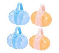 Warmhm 4 Sets Portable Pacifier Storage Boxes Made of Sturdy Pp Material with Smooth Surface, No Thorns, for Baby Pacifier Protection and Travel Handbag Use