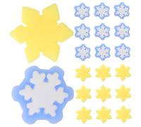 Warmhm 40pcs Christmas Snowflake Squeeze Tpr Soft Sensory Stress Relief for Xmas Party Favors Decorations Random Styles for Family and Friends