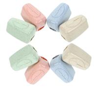 Warmhm 40pcs Toothbrush Head Covers Travel Toothbrush Coverings Protective Dust Covers for Traveling and Hiking Made of Eco-Friendly Wheat Straw Easy to Use to Protect