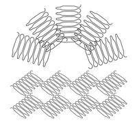 Warmhm 40pcs U Shape Hair Styling Comb Clips for Women Multifunctional Bun Hair Pin Holders Lightweight Travel-friendly Fixer Accessories