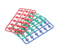 Warmhm 49pcs Colored Raffle Balls with Clear Numbers Fall-resistant Party Game Props for Bingo and Holiday Raffles Compact for Adult Entertainment