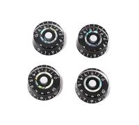 Warmhm 4pcs Amber Guitar Knobs Premium Quality Control Knobs for Electric Guitars with Shining Finish for Volume and Tone Total Weight