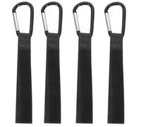 Warmhm 4pcs Baby Stroller Hook Hanger Set for Parents Multi-Purpose Nylon Carabiner Hooks Sturdy Stroller Accessories for Shopping Bags and Diaper Bags