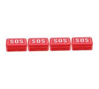 Warmhm 4pcs Box Compact Medicine Organizer Small Storage Case Essential for Home Travel