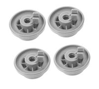 Warmhm 4pcs Dishwasher Wheels Lower Rack Replacement Compatible for Major Brand Dishwashers Appliance Parts Wheels