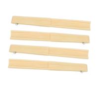Warmhm 4pcs DIY Fan Frame Lightweight Handheld Fan Frame Accessories for Crafts Compact Portable Design