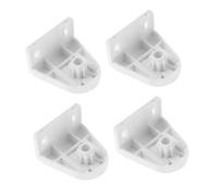 Warmhm 4pcs Double Roller Blind Support Bracket PVC Mounting Hardware for Window Shades Triangular Stability Clips for Enhanced Alignment and Compatibility with Venetian and Roller Blinds