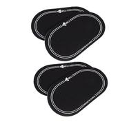 Warmhm 4pcs Drum Kit Drum Pad Drumhead Patch Bass Mute Double Pedal Patch Supplies Accessories