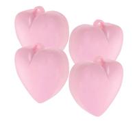 Warmhm 4pcs Heart Balloon Weights Decorative Resin Holders for Helium Balloons Wedding Birthday Party Decorations Heart-Shaped Anchors Baby Shower Supplies