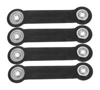 Warmhm 4pcs Heavy Duty Glider Hold Arm Brackets Weatherproof Swing Chair Replacement Parts for Outdoor Patio Bench Stability with Hole Diameter Compatible Garden Furniture