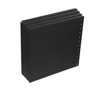 Warmhm 4pcs Heavy Duty Metal Pegboard Panels Wall Mounted Tool Organizer Black for Garage Kitchen Office Workbench Space-Saving Storage and Hanging System