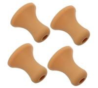 Warmhm 4pcs Hulusi Mouth Blowing Cover Cucurbit Flute Silicone Replacement Tip Protective Cap Cover Shield Musical Instrument Accessory for Playing Music