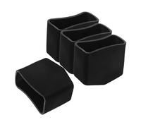 Warmhm 4pcs Ladder Feet Rubber Pads Non Slip Step Ladder Leg Cushions with Corner Protection Fit for Home Office Construction Sites