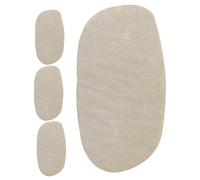 Warmhm 4pcs Leather Violin Bridge String Pads Protectors for Viola and Violin, Practical Musical Instrument Accessories to Prevent String Damage and Enhance Playing Experience