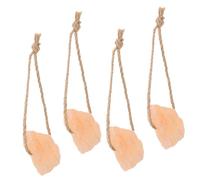 Warmhm 4pcs Natural Salt Lick Blocks for Horses, Cows, Deer and Livestock Essential Mineral Feeding Salt Bricks for Livestock and Goats