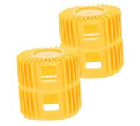 Warmhm 4pcs Regulator Covers for Oxygen Acetylene Gauges Shock Absorbing Pressure Gauge Protectors Easy Install Caps for Welding Equipment Regulator Head Shield