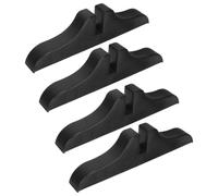 Warmhm 4pcs Room Divider Stand Bases Screen Base Room Divider Support Legs Screen Divider Feet Panel Feet Privacy s Bracket Privacy Stand Black