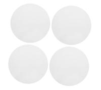 Warmhm 4pcs Round Cake Drums with Smooth Edges Paperboard Cake Boards Dessert Display Trays