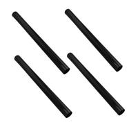 Warmhm 4pcs Vacuum Cleaner Extension Pipe, Abs Plastic Wand Tube, 45cm Replacement Hose Adapter for Vacuum Cleaner, Easy Installation, Black