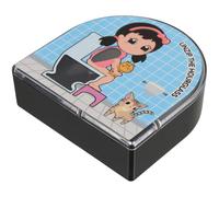 Warmhm 5-Minute Sand Timer Hourglass for Bathroom Decor Restroom Sand Clock Timer with Pattern for Time Management