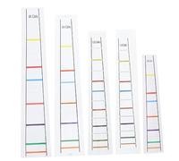 Warmhm 5 Sheets Cello Finger Guide Stickers for Beginners Children Practical Pvc Paper Fretboard Labels to Help Practice Hand Shape without Damage for Cello Playing