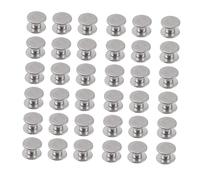 Warmhm 50 Sets Stainless Steel Binding Screws and Nut Rivet Button for Photo Albums Book Binding and Craft DIY