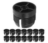 Warmhm 50Pcs Car Mount Screw-On Holder Replacement Nuts with Ring for Ball-Joint Fixed Adapter Brackets, Compact Phone Bracket Accessories for Automotive Phone Holder and Wireless Charger