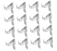Warmhm 50pcs Metal Shelf Support Clips for Kitchen Cabinets Replacement Brackets for Secure Shelf Stability Load Distribution Space Optimization Home Office Storage