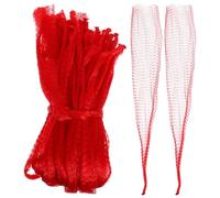 Warmhm 50pcs Reusable Fine Mesh Storage Bags for Eggs Multi Use Produce Sacks Outdoor Fruit Mesh Net Bags for Garlic Onions and Vegetables Storage