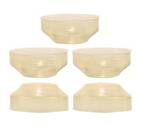 Warmhm 5pcs Plastic Detector Cover Caps for Fire Alarms and Sensors, Long-lasting Alarm Covers Protecting Sensors from Dust and Cooking, for Kitchen and Household Use