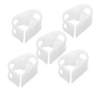Warmhm 5Pcs Plastic Tube Clip Adjustable Tubing Clamp Leak Prevention Hose Clips for Environmental Protection and Analytical Instruments