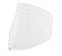 Warmhm 5pcs Reusable Food Strainer Filter Bags for Milk Tea and Coffee Fine Mesh Detachable Strainer Bags for Juice Soybean Milk Lightweight and Kitchen Filters
