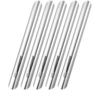 Warmhm 5Pcs Stainless Steel Crumb Sweepers with Fixed Clip Portable Table Bread Crumber Cleaner for Restaurant Servers Waiters and Home Use