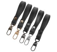 Warmhm 5pcs Universal Zipper Pull Tabs Replacement for Broken Zipper Heads on Suitcases and Handbags Detachable Design Made of Sturdy Second-Layer Alloy Material