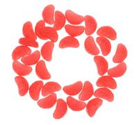 Warmhm 5sets Mini Orange Slices DIY Phone Charms Hair Accessory Decorations Realistic Craft Supplies for Custom Phone Cases Brooches Headbands 32pcs*5