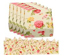 Warmhm 60Pcs Square Kraft Paper Boxes for Soap Packing Handmade Soap Box Festival Packaging Reusable Decorative for Weddings Birthdays Parties Holidays