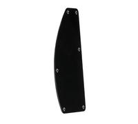 Warmhm 6holes Guitar Pickguard Cover Electric Guitar Backplate Tremolo Cavity Replacement Parts Protective Backplate Sl esign Simple Installation Black