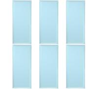 Warmhm 6pcs Anti-Collision Wall Paddings 3D Self- Adhesive Wall Panels Baby Nursery Decor Padded Cushions for Kids Safety Bed mats Sticker Foam Mats for Playroom (20×50CM)