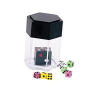 Warmhm 6pcs Bursting Dice Gimmick Props Fun Educational for Adults for Parties Performances Super Visual Effects Easy to Use