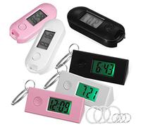 Warmhm 6pcs Digital Keychain Watches Luminous Portable for Student Nurse Work Study Exam Carabiner