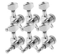 Warmhm 6pcs Guitar Chord Lock Tuning Pegs for Electric Guitar String Tuning Keys Locking Mechanism for Acoustic Pegs Replacement Made of Material for Secure