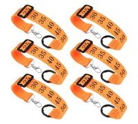 Warmhm 6pcs Heavy Duty Football Chain Clip for Referees down Judges with Quick Fastening, High Strength Pp and Polyester Material, Suitable for Professional Chain Crew and Friendly