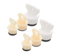 Warmhm 6pcs Hot Water Bottle Stoppers Sack Plugs Rubber Leakproof Water Sealing Plugs with Large Medium Small Gaskets Replacement Caps Use