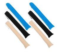 Warmhm 6pcs Large Velvet Folding Fan Sleeves with Drawstrings Soft Scratch-resistant Pouch Protector for Travel Festivals Line Dancing Rave Weddings Fan Storage and Gift Organizer