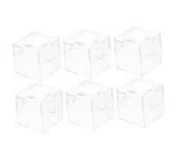 Warmhm 6Pcs Magnifier Box Set for Insect Observation, Portable Magnifying Container with Lid, Educational Science for School and Nature Exploration in Backyard