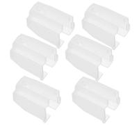 Warmhm 6pcs Record Player Needle Protectors with Easy Installation and Lasting Protection, White Plastic Stylus Guards for Cartridge and Turntable, Record Player Needle Protector