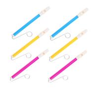 Warmhm 6pcs Slide Whistles Push-pull Flute Musical Instruments for Boys and Girls Blowing Toys Party Cheer Handheld Whistle