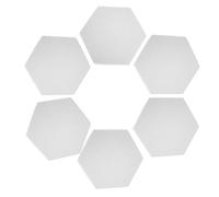 Warmhm 6pcs Sound Absorbing Board Polyester Fiber Wall Acoustic Panels for Recording Studio Ktv Supplies Noise Reduction Panels for Home Cinema