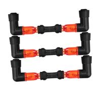 Warmhm 6pcs Spark Plug Caps for Atvs Dirt Bikes Off-road Vehicles High Efficiency Ignition Performance Flashing Nozzle Design Easy Replacement Compatible with Scooters