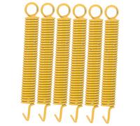 Warmhm 6pcs Tremolo Springs for Electric Guitar Replacement Parts Durable High Grade Convenient Installation for Bridge Tension Practical Accessories for Musicians
